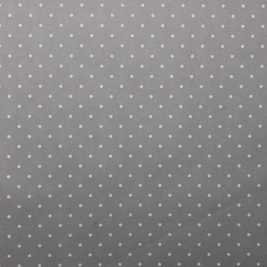 stoffa a pois grigia