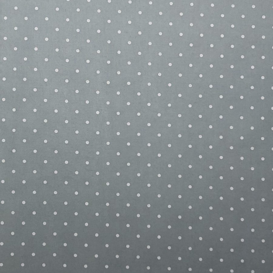 stoffa a pois verde acqua